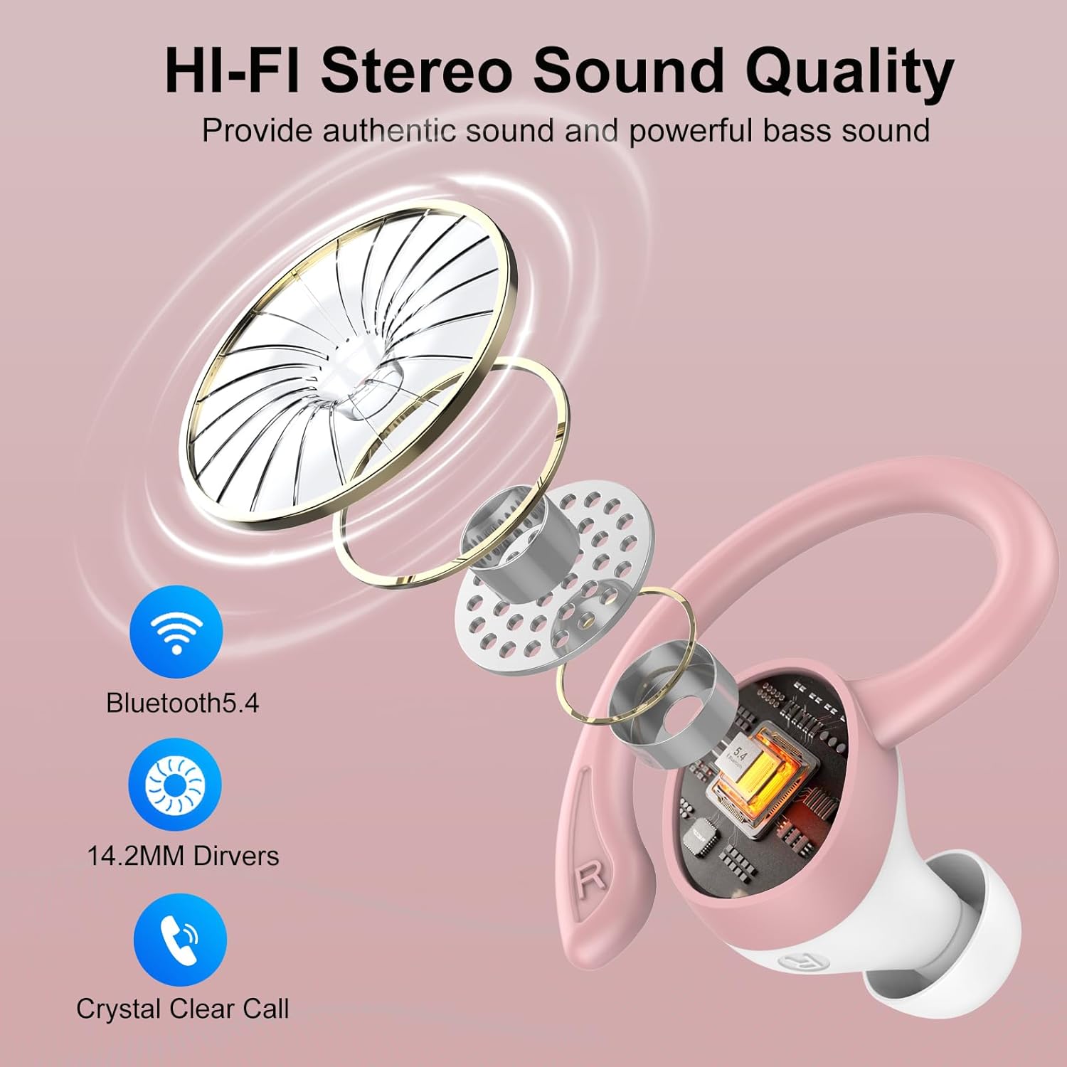 Thumbnail 4 de sprtoybat Q38 68 Stunden Bluetooth Kopfhörer