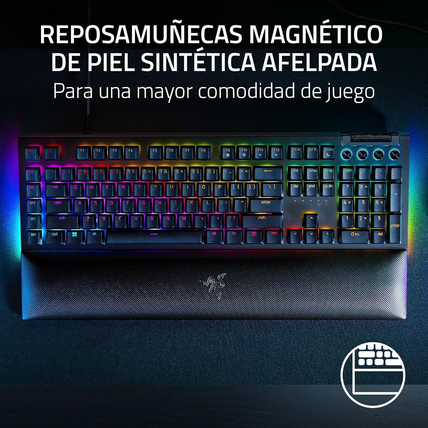 Thumbnail 4 de Razer BlackWidow V4 🎮 Teclado mecánico gaming con RGB y macros