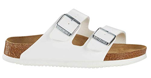 Detalle 2 de Birkenstock Arizona Prof BF Berufsschuhe Sandale Weiß, Größe 40 EU, Schmal