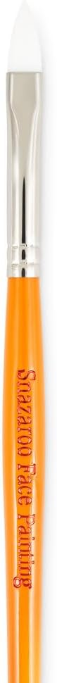 Detalle de Snazaroo Professionell medium platt ansiktsmålningsborste, orange