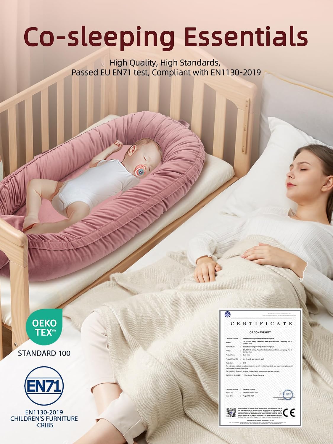 Thumbnail 5 de EAQ Baby Nest Pod for Newborn 0–12 months