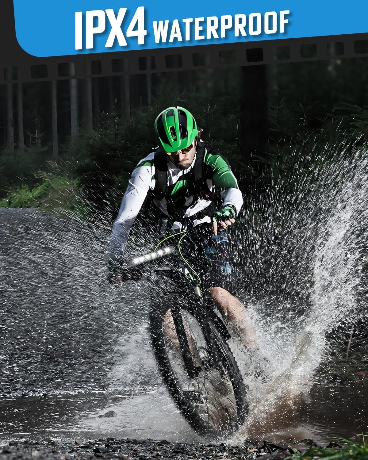 Thumbnail 4 de Ultra-Bright 10000 Lumen Bike Light Set