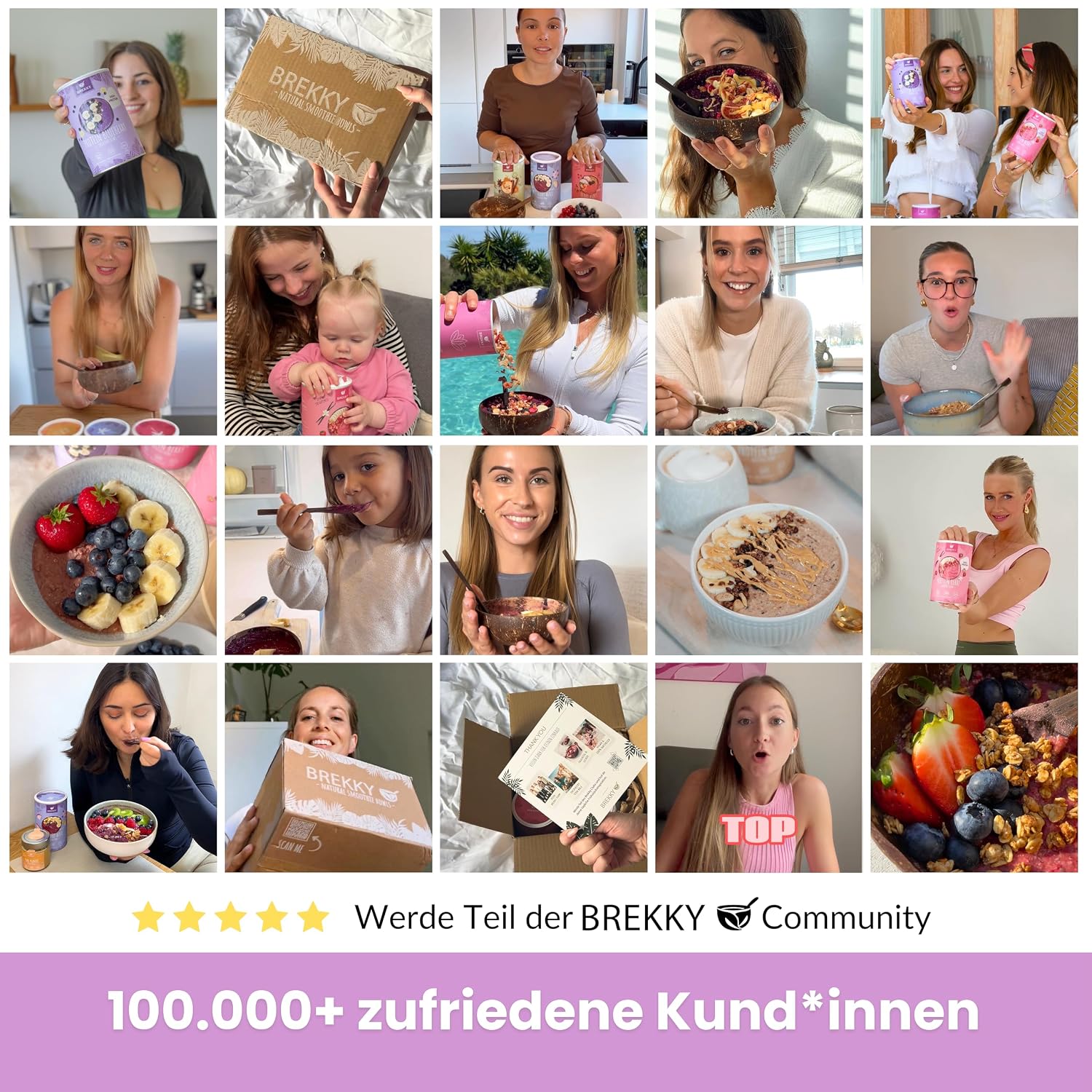 Thumbnail 6 de BREKKY Vanille Matcha Smoothie Bowl – vegan, 100% natürlich, ohne Zuckerzusatz
