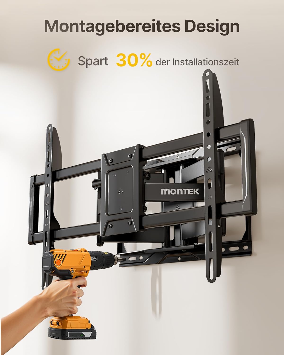 Thumbnail 6 de monTEK Vollbewegliche TV Wandhalterung 75 kg