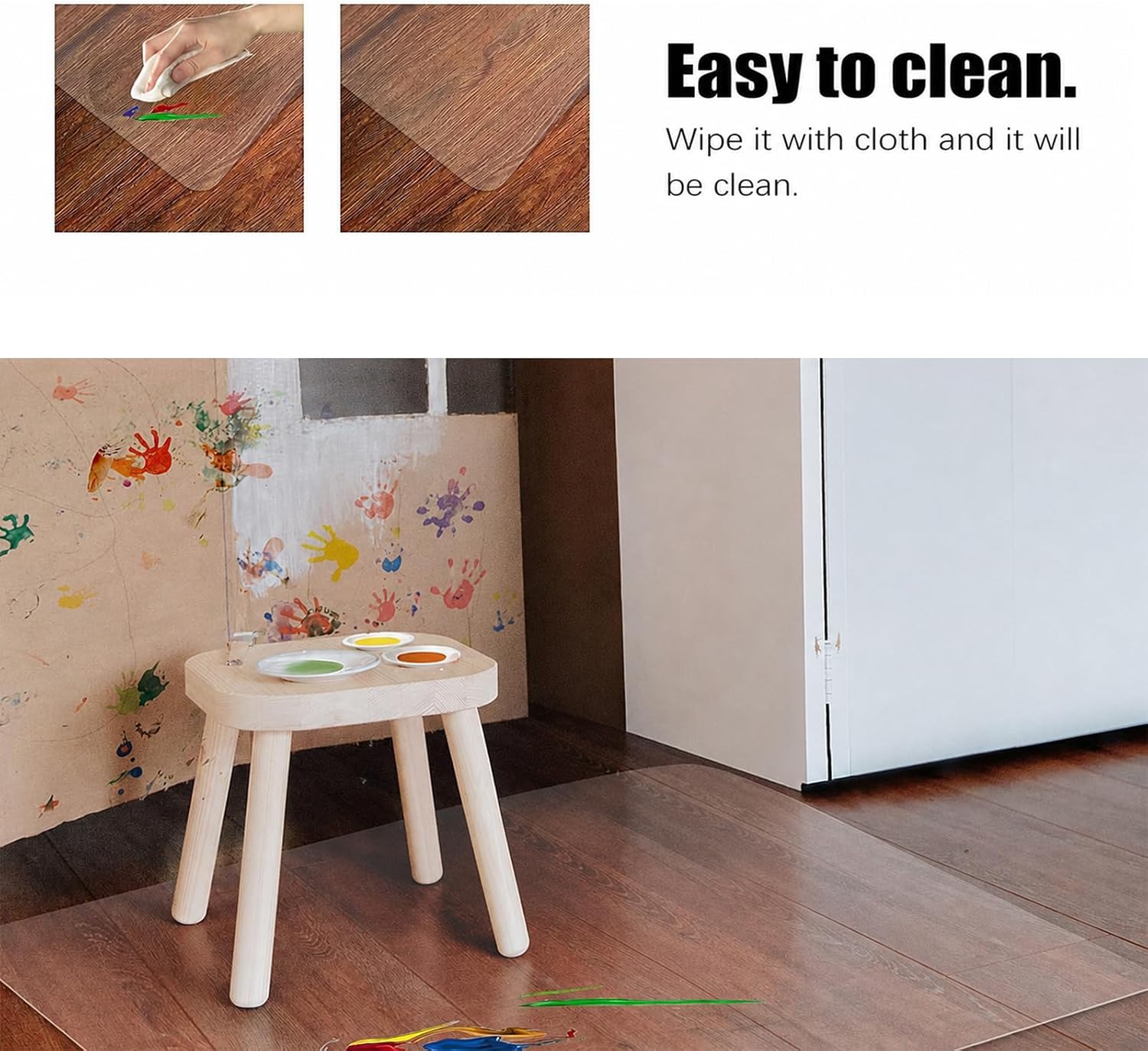 Thumbnail 2 de Kuyal Clear Chair Mat 30 x 48 inches