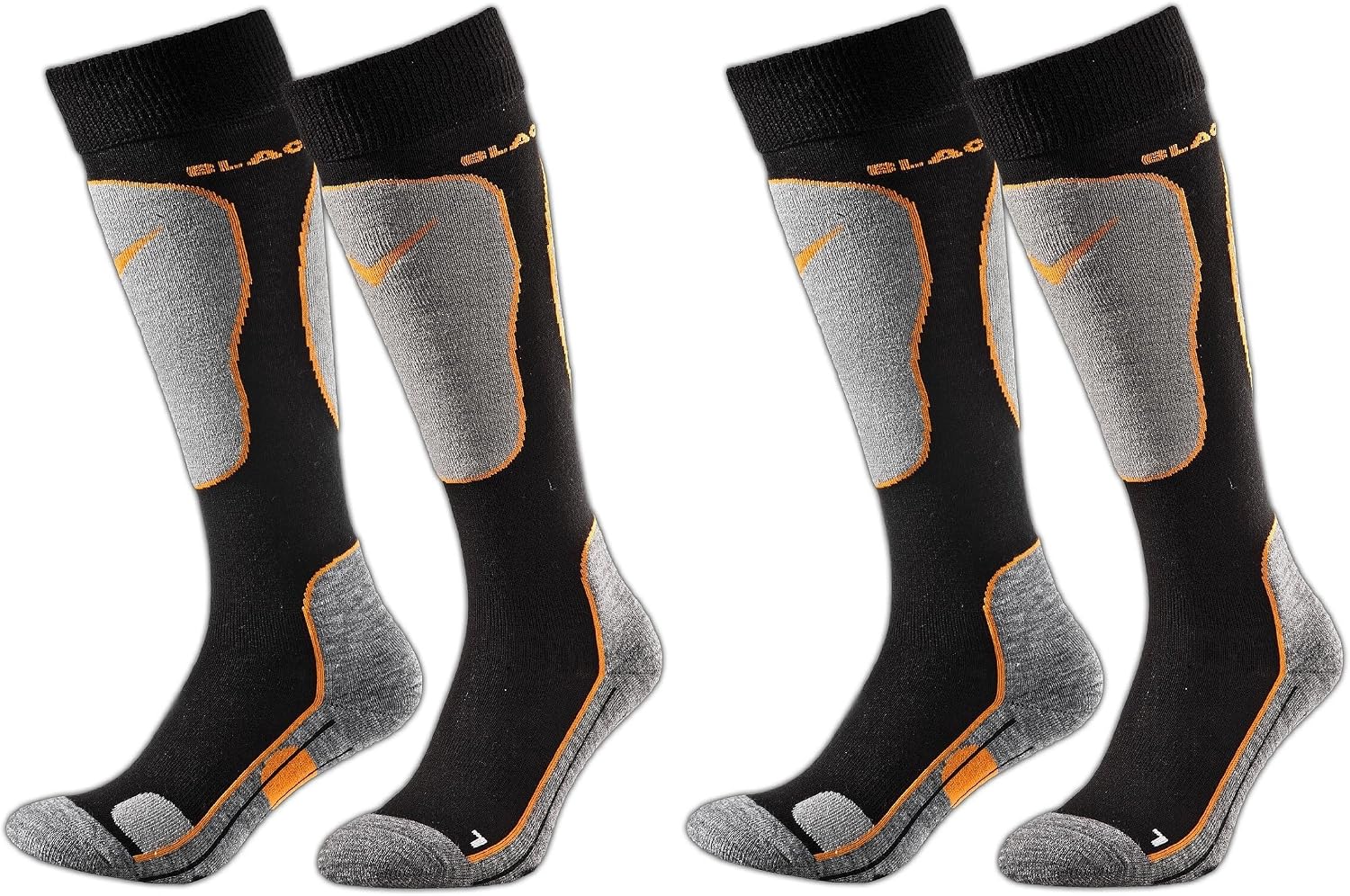 Detalle de Black Crevice Chaussettes de Ski 2 paires