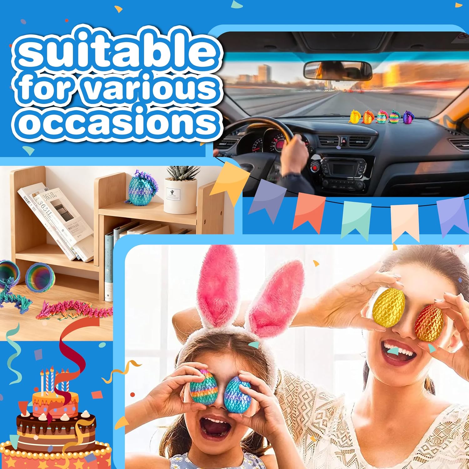 Thumbnail 3 de Cybermaker 8pcs Dragon Easter Eggs