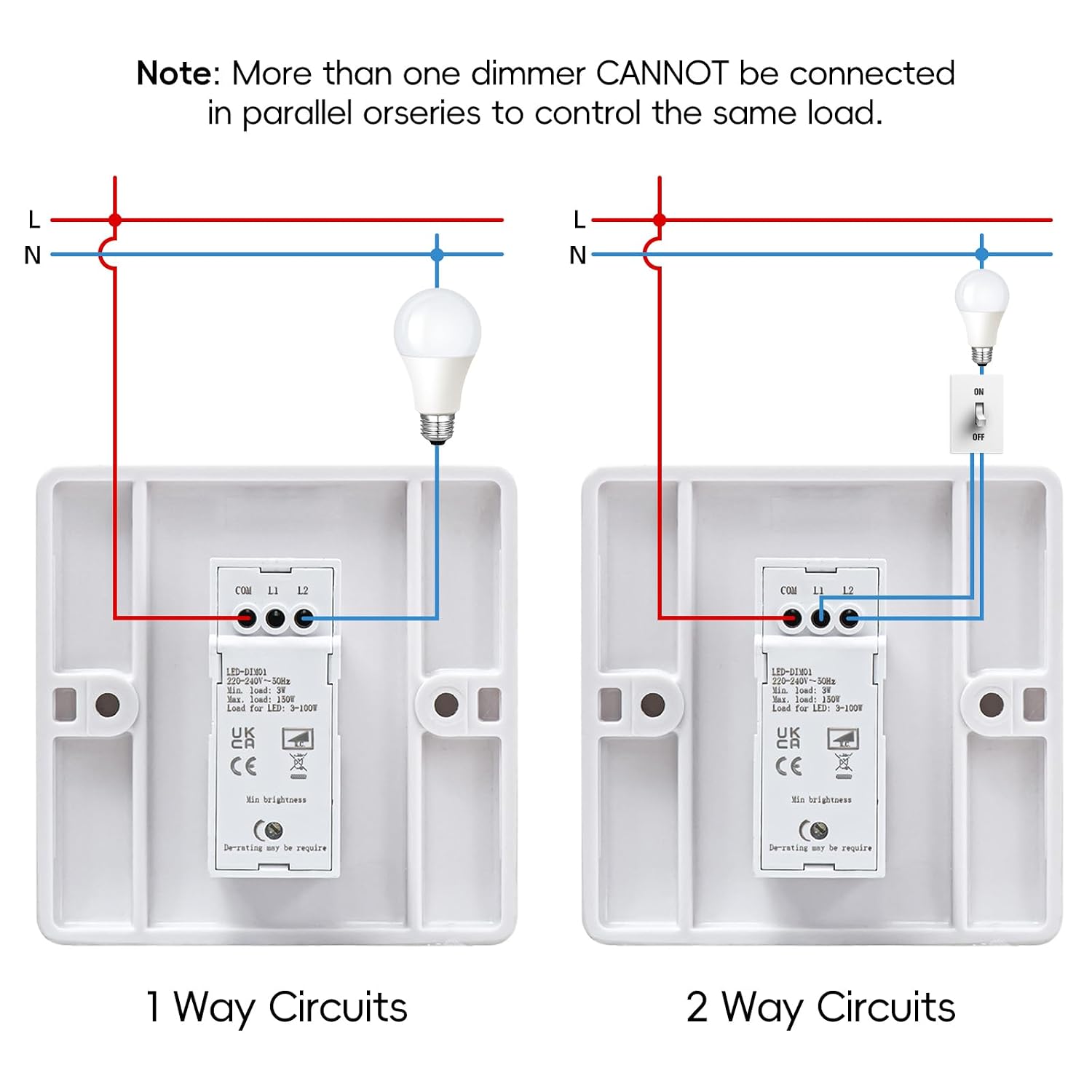 Thumbnail 6 de Dimmer Light Switch for LEDs
