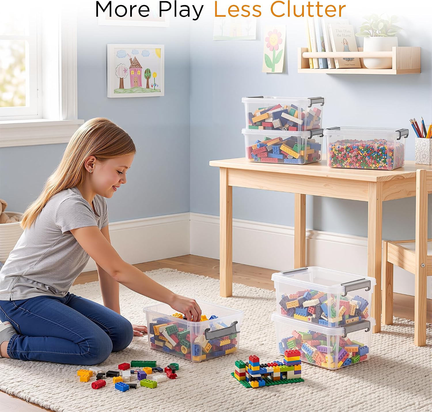 Thumbnail 2 de Citylife 4-Pack Storage Bins 3.2 QT ⚙