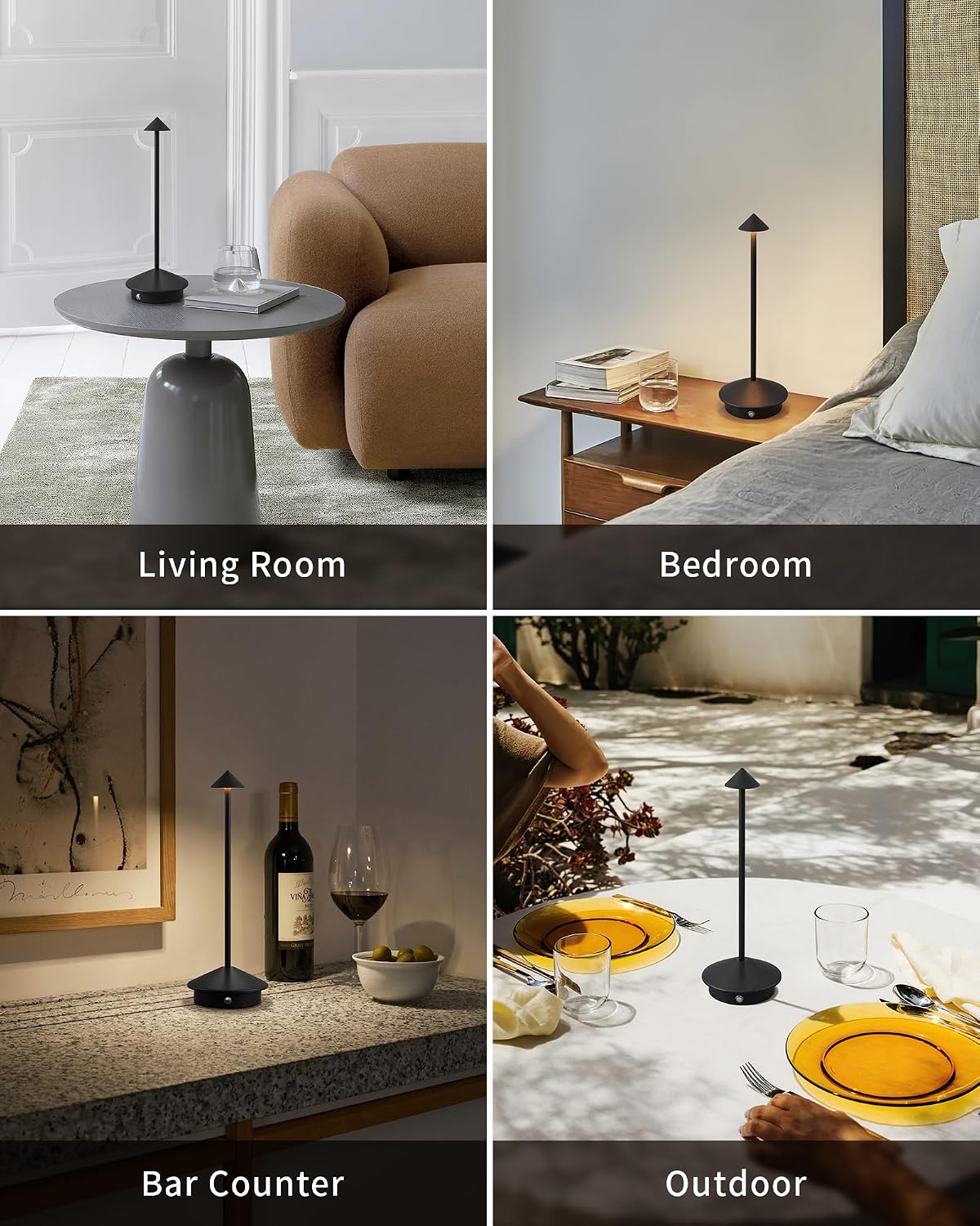 Thumbnail 5 de NEWSEE Modern Cordless Table Lamp 5000mAh 🛋
