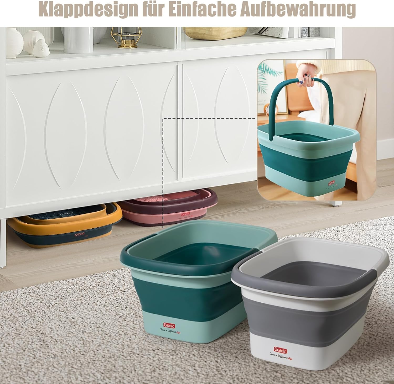 Thumbnail 2 de DEANIC Fußbad faltbar 15 Liter