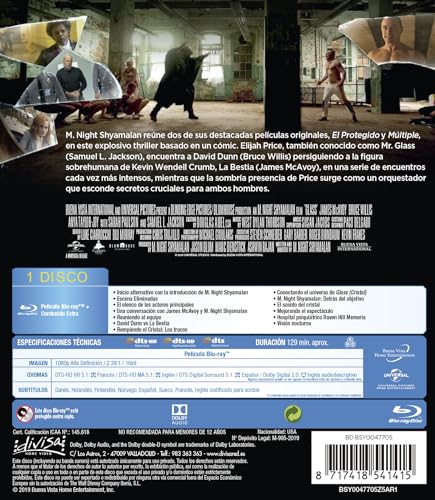 Detalle 2 de Glass de Divisa Films: Blu-ray sin región con audio en inglés