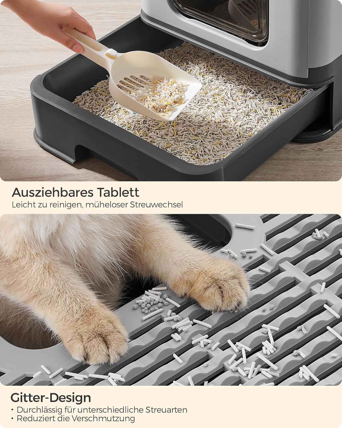 Thumbnail 3 de Feandrea Katzenklo 2er Set für bis 15 kg