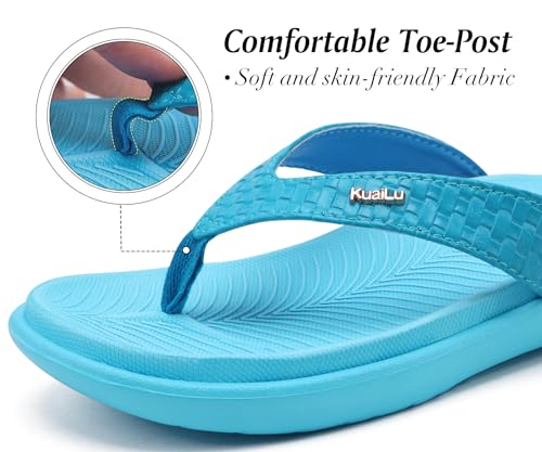 Detalle 2 de KuaiLu Women's Arch Support Flip Flops