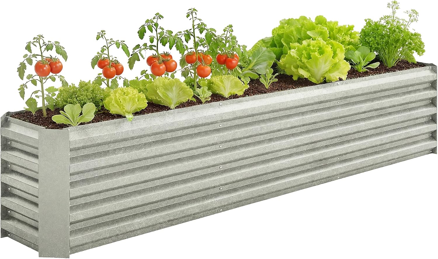 Outsunny Carré potager 240 x 40 cm