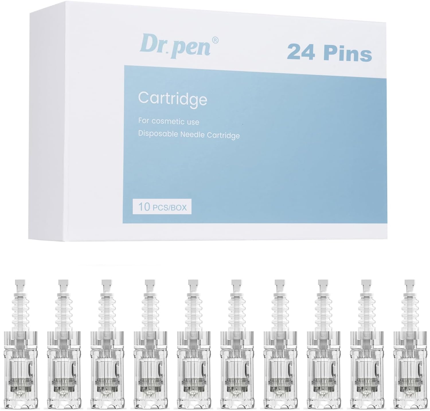 Detalle de Dr.pen A10 Cartucce 36 Pins – Confezione da 10 Aghi di Ricambio originali per Microneedling Ultima A10