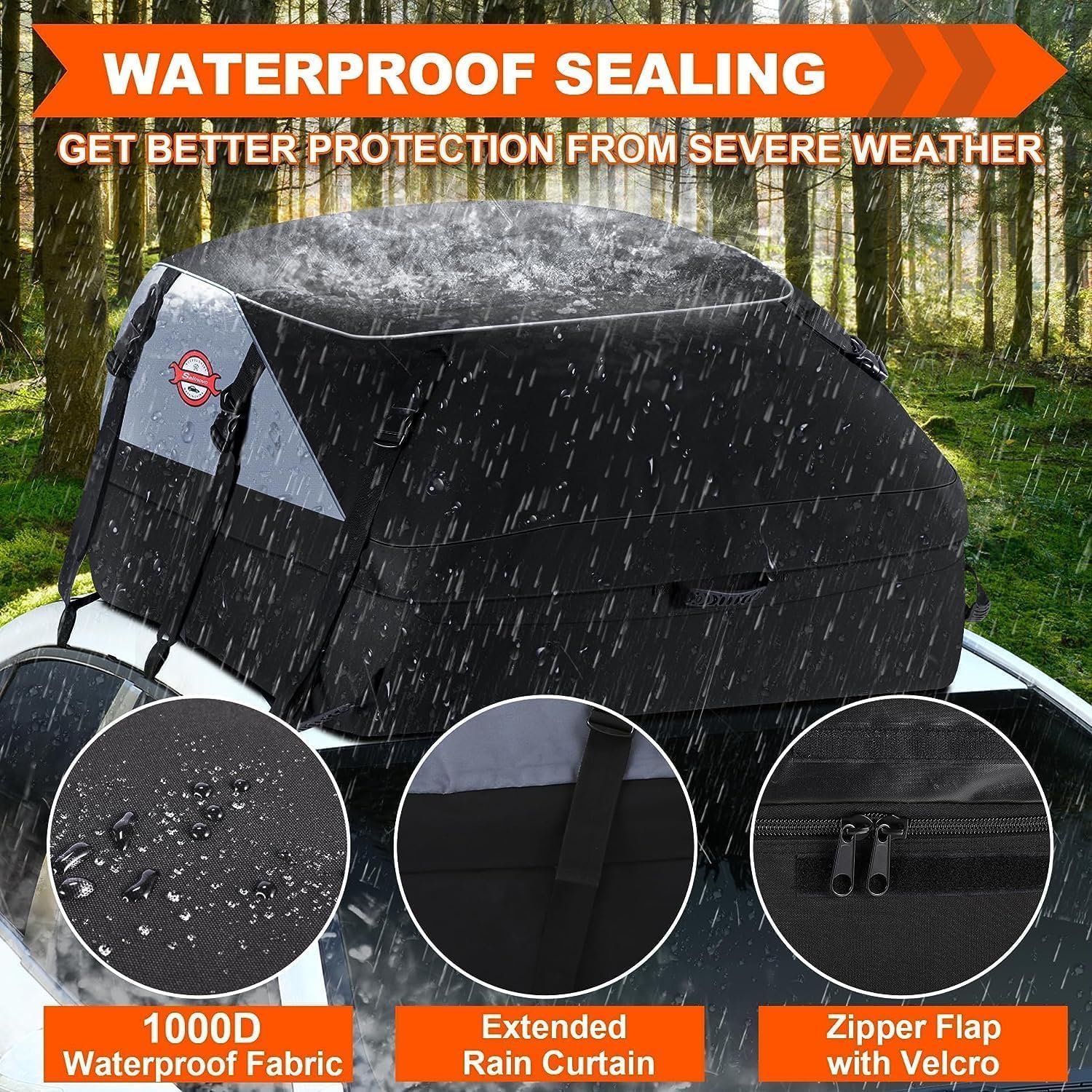 Thumbnail 4 de Sailnovo Rooftop Cargo Carrier 20 cu ft