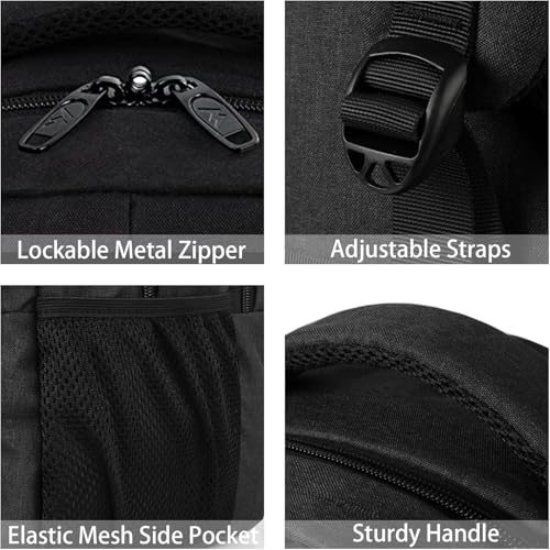 Detalle de MATEIN Travel Laptop Backpack 17.3 Inch – Lightweight Work Bag for Commutes and Travel