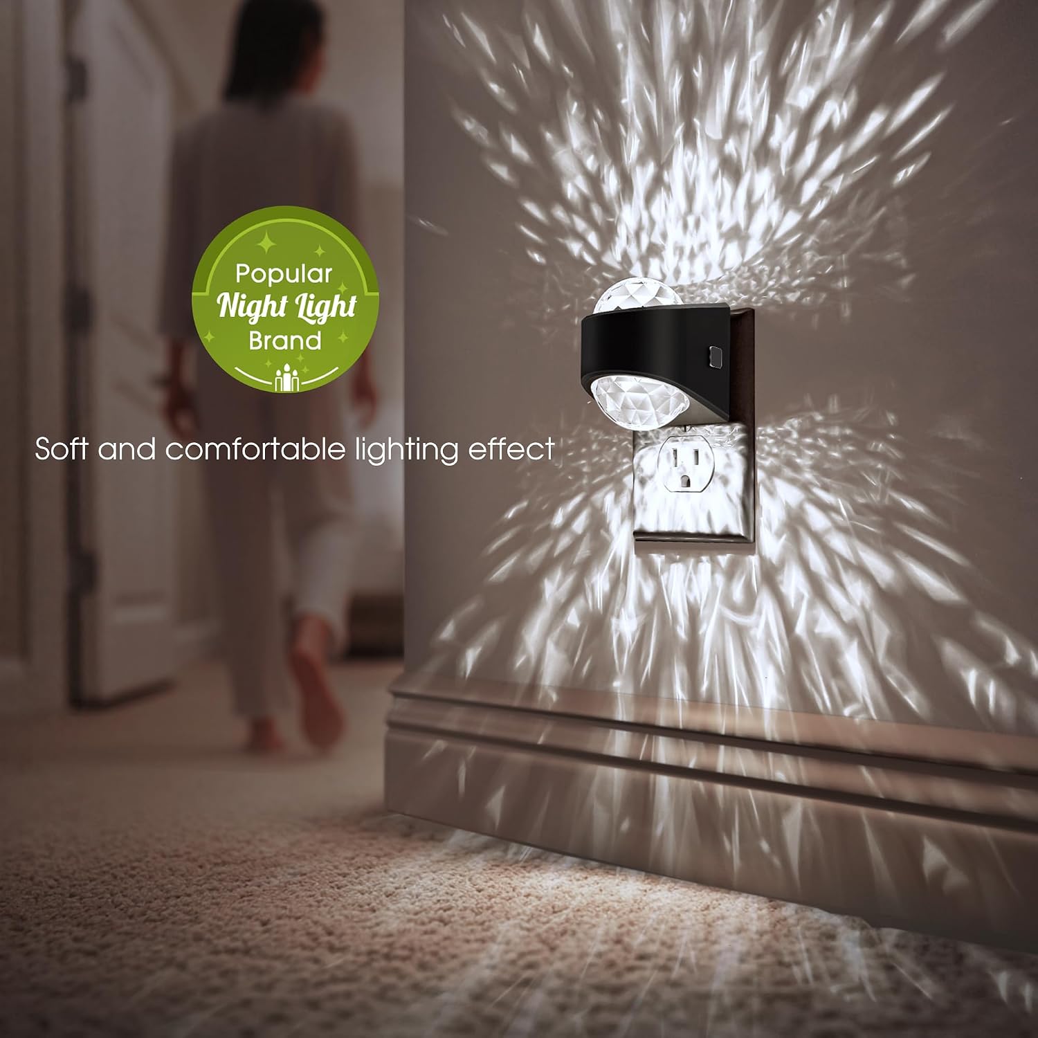 Detalle de Briignite Plug-In Night Light, Plastic