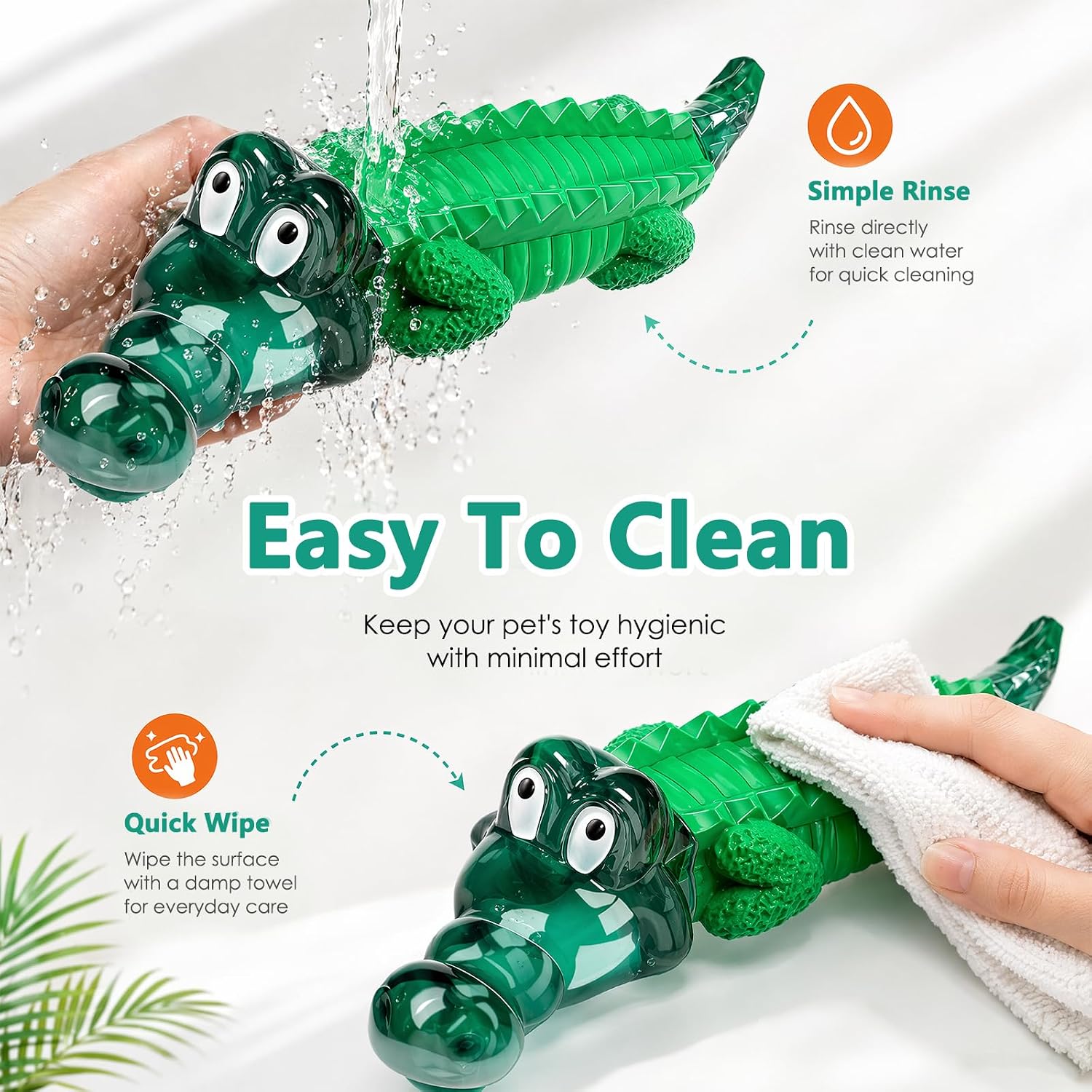 Thumbnail 6 de Fuufome 001 Alligator Dog Chew Toy, Nylon and Rubber, Milk-Scented