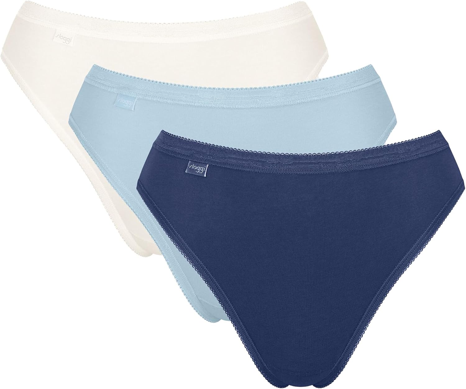 Detalle de Sloggi Basic+ Tai C3p Moderne Femme en coton biologique (lot de 1)