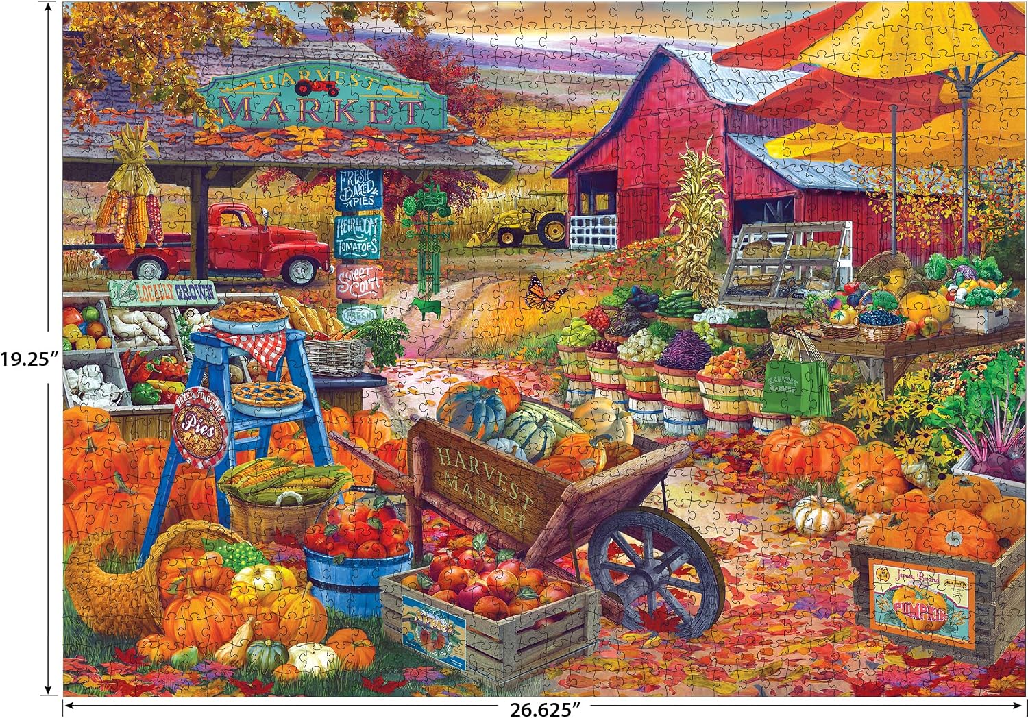 Thumbnail 4 de RoseArt Bigelow Country 1000-piece jigsaw puzzle 🧩
