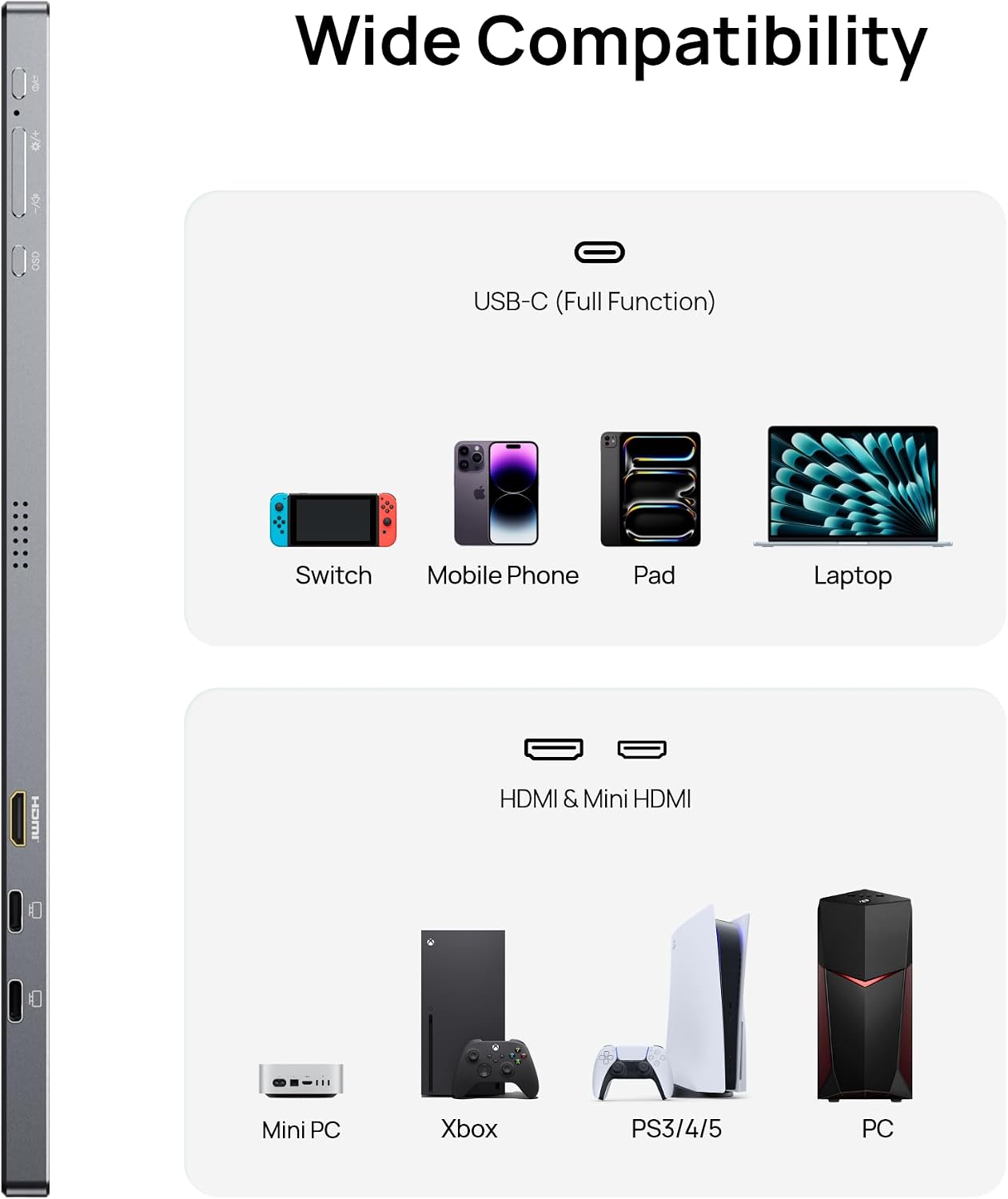 Thumbnail 6 de ARZOPA Z1C Plus 17.3 Portable Monitor