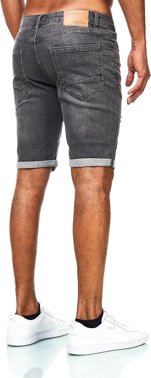Thumbnail 2 de JEEL Herren Kurze Hosen – Slim-Fit Jeans-Shorts, 5-Pocket, Stretch