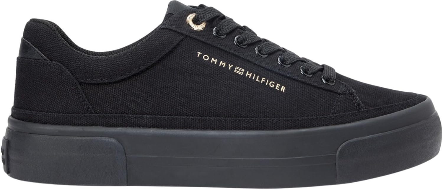Thumbnail 5 de Tommy Hilfiger Femme Th Foxing Platform Canvas FW0FW09480 Bas – fiche d’évaluation