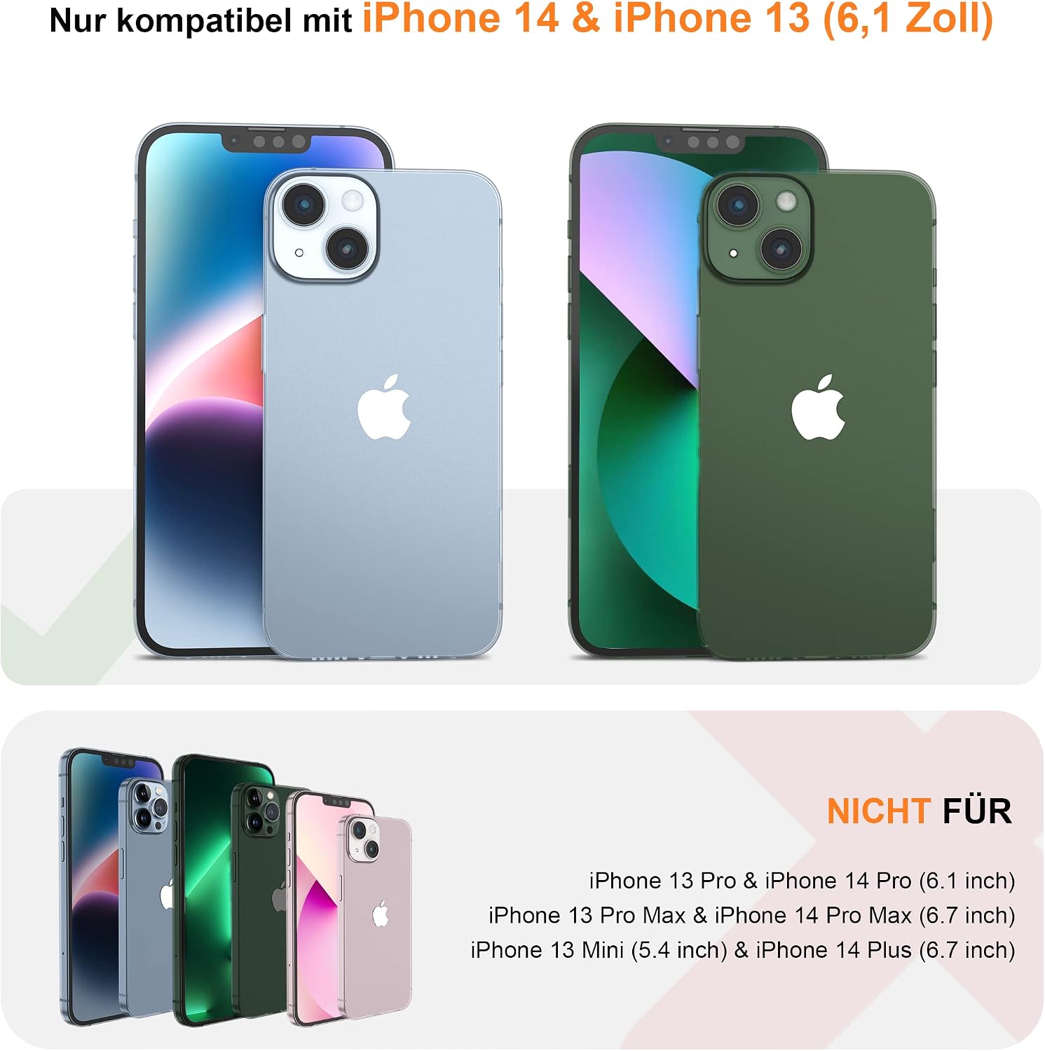 Thumbnail 6 de ORETECH Hülle 6,1 Zoll MagSafe für iPhone 14/13