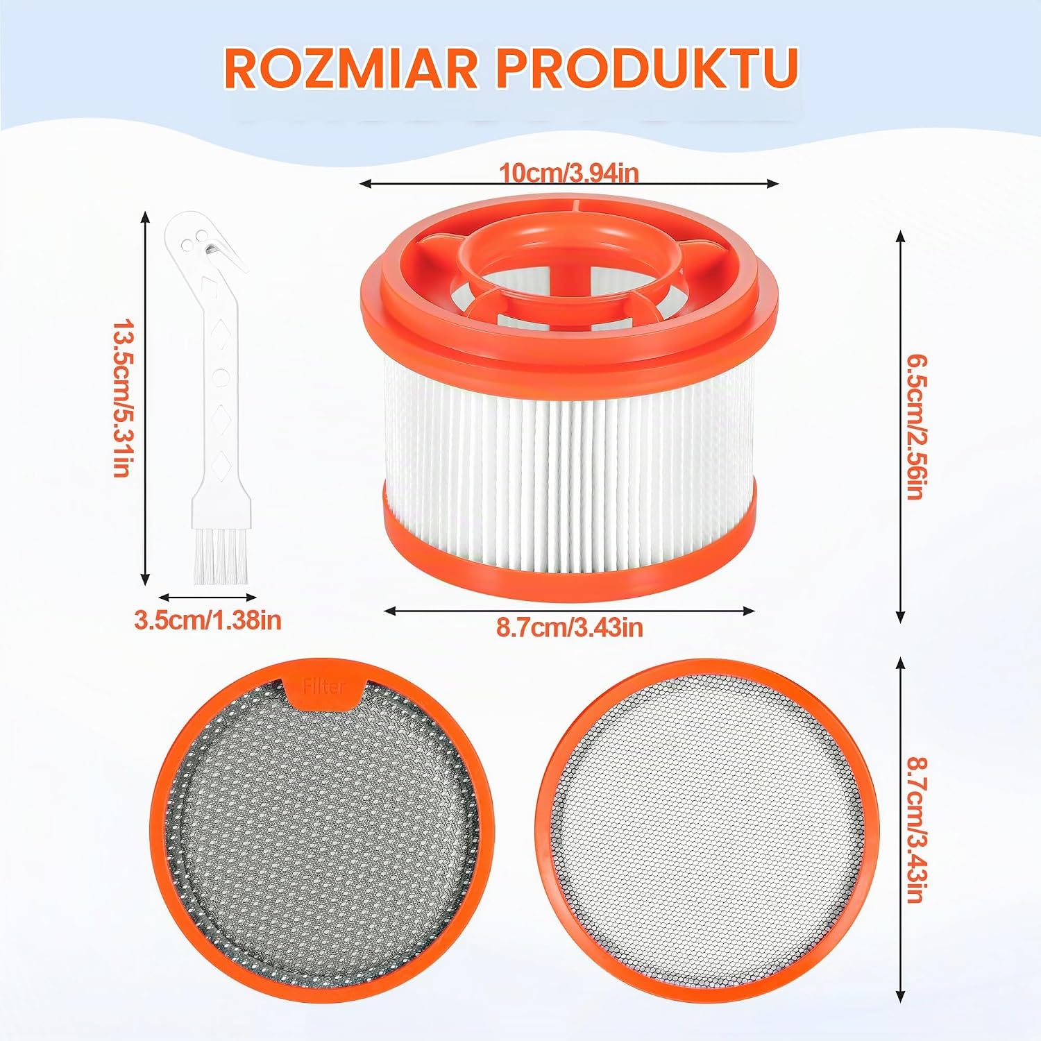 Detalle de Zocipro HBT-HK184 – zestaw filtrów do Xiaomi G10 Plus, G10, G9 Plus i G9