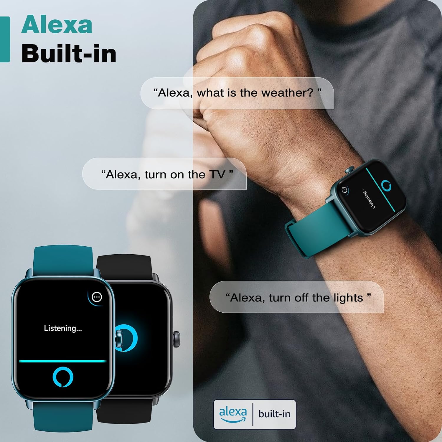 Detalle de Smart Watch for Men and Women with Heart Rate Monitor 💚