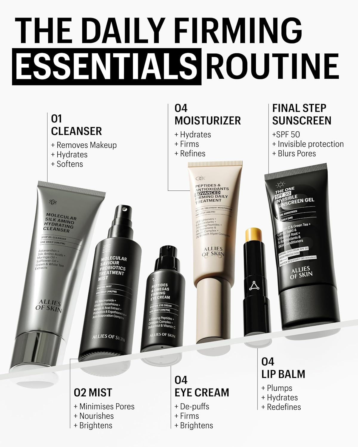 Thumbnail 6 de Allies of Skin Peptide & Ceramide Repair Baume à Lèvres à base de Palmitoyl Tripeptide-5 et Céramide NP (3,8 g)
