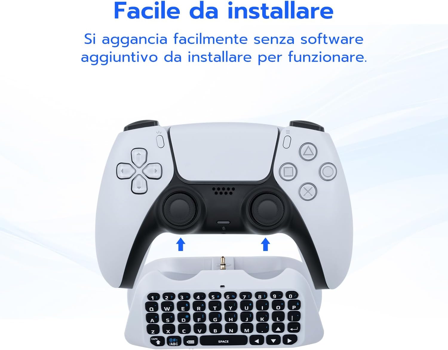 Thumbnail 3 de Mcbazel Tastiera Wireless per Controller PS5