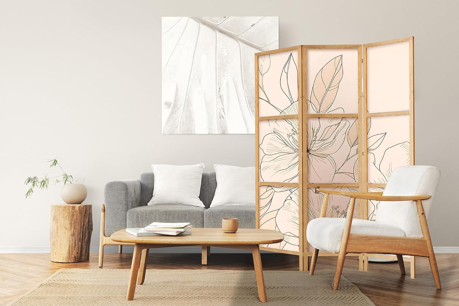 Thumbnail 1 de framed concept houten kamerscherm met 3 panelen, 135 x 172 cm