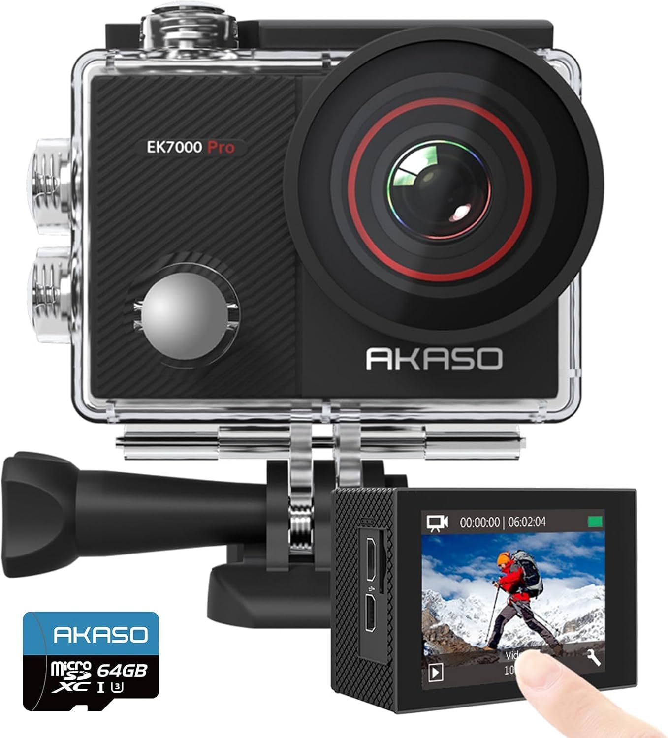 AKASO EK7000 Pro 4K Action-Kamera 64GB