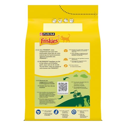 Detalle de Friskies croquettes pour chat adulte stérilisé 3 kg