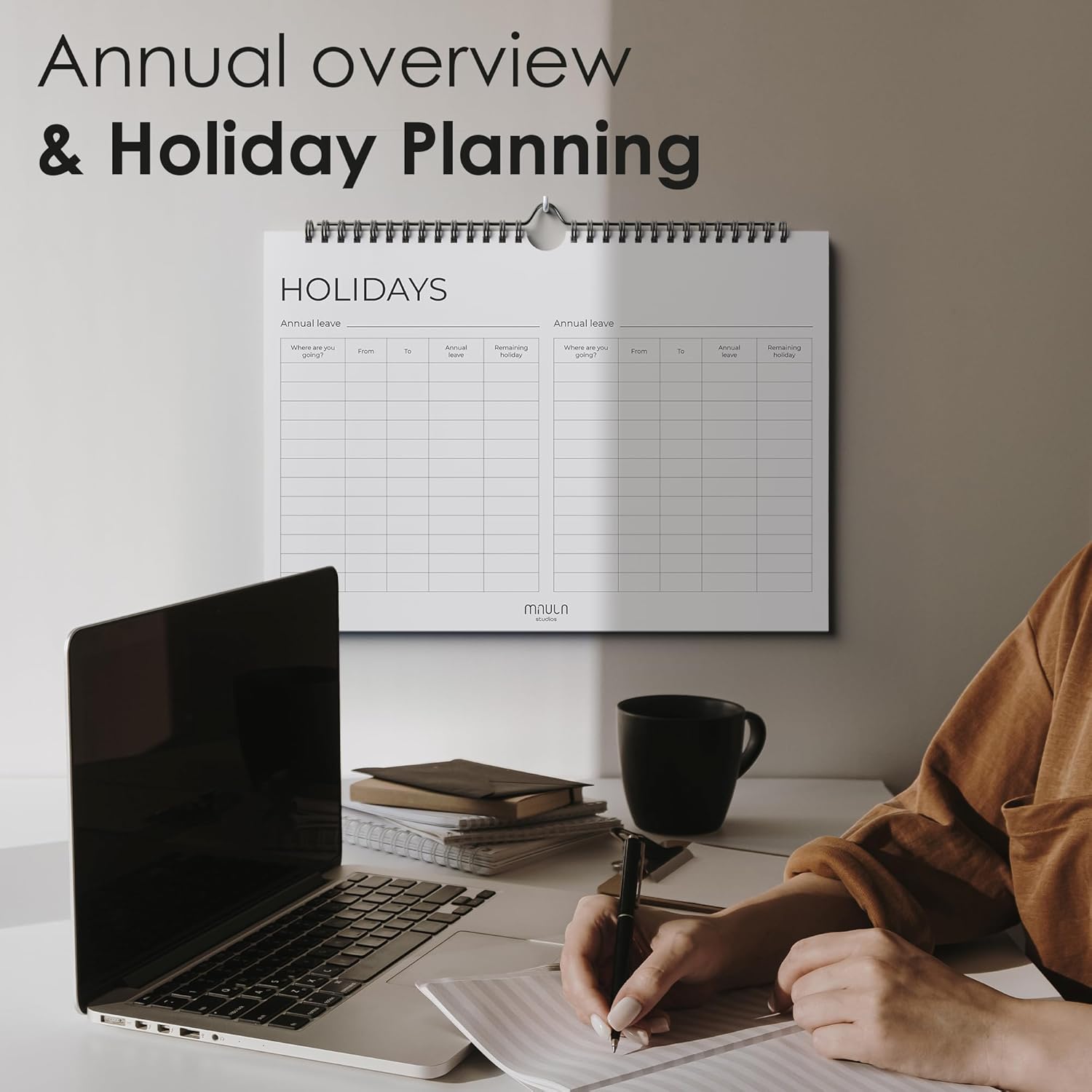 Detalle de 2026 Family Planner Calendar A4, 12‑month 📅