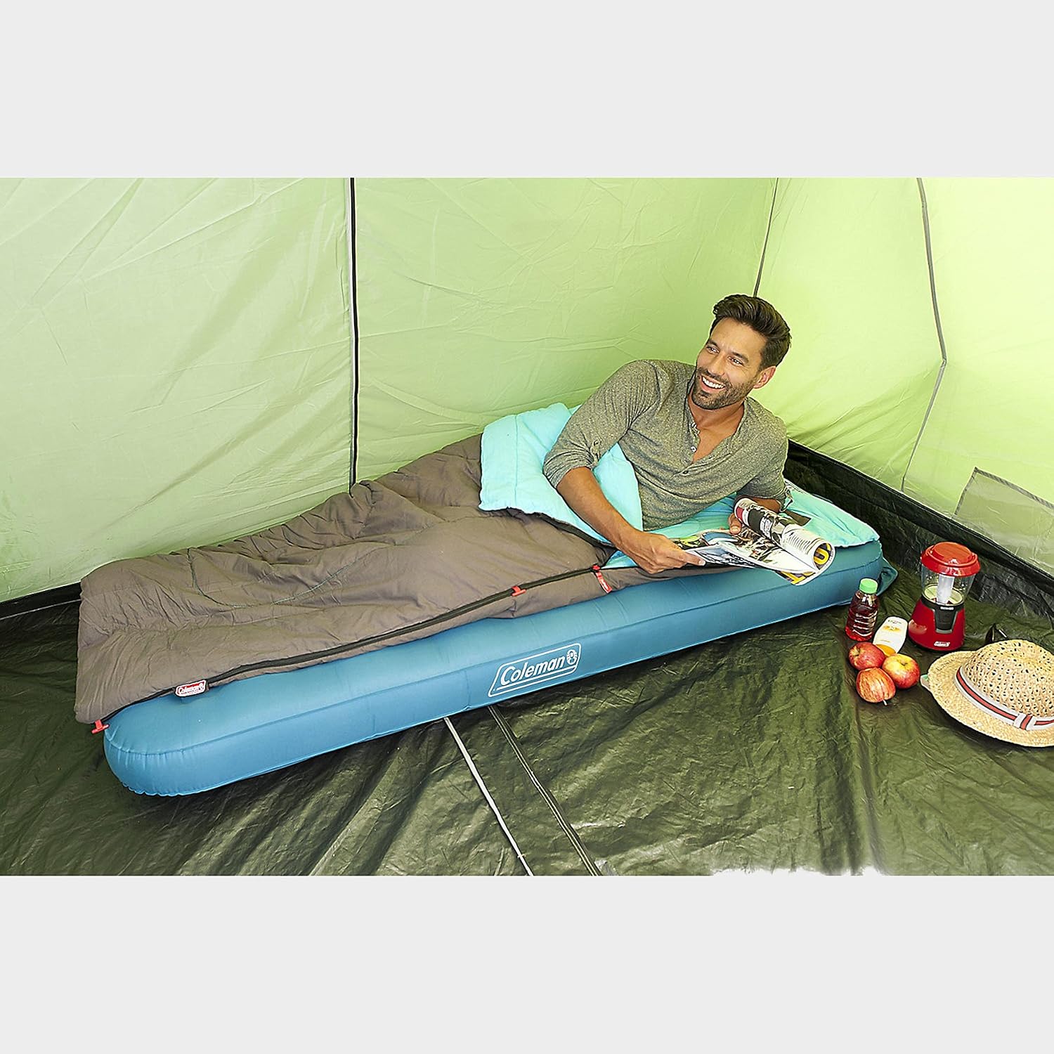 Thumbnail 4 de Coleman Luftbett Extra: Durable Inflatable Single/Double Air Mattress for Camping and Home