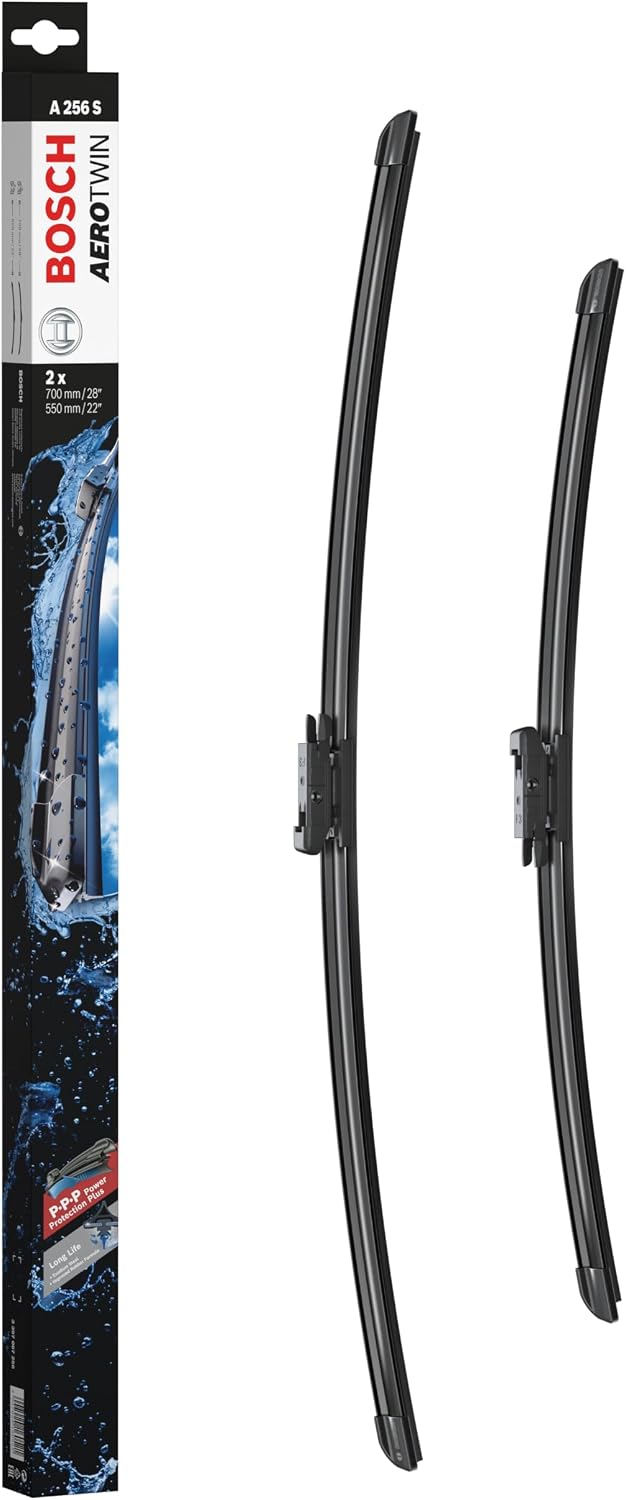 Detalle de Bosch Aerotwin A256S Scheibenwischer-Set 700 mm / 550 mm – Frontscheibe
