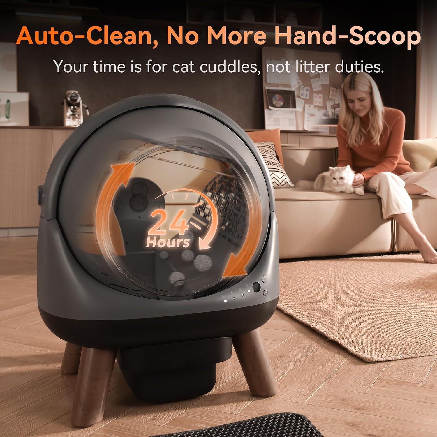 Detalle de Self-Cleaning Litter Box G1