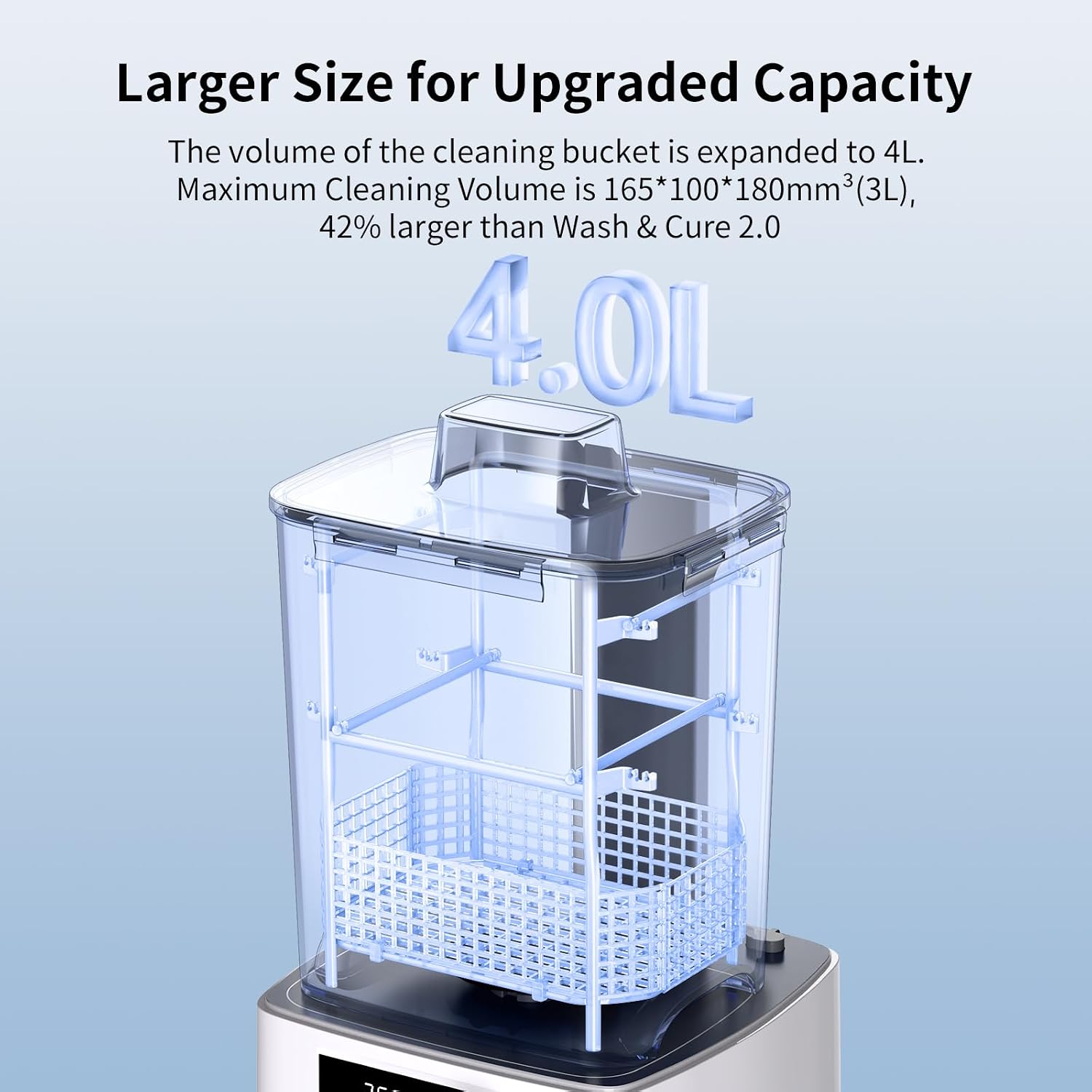 Detalle de ANYCUBIC Wash and Cure Station 4 L