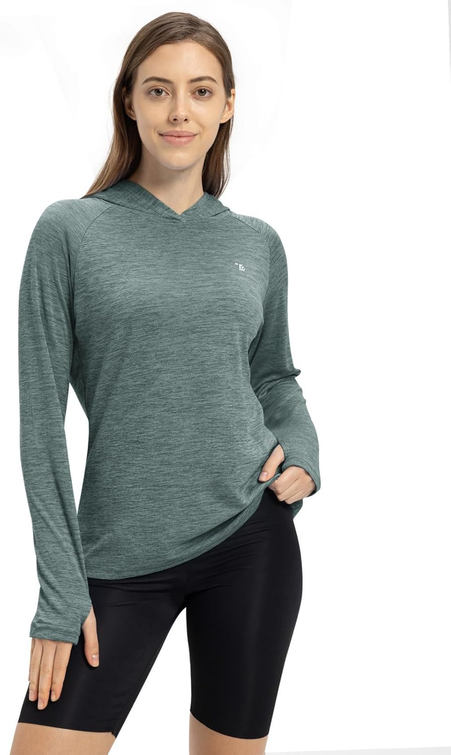 Thumbnail 4 de TBMPOY Women’s UPF 50+ Sun Protection Hoodie Long Sleeve (Lightweight Outdoor UV Shirt)