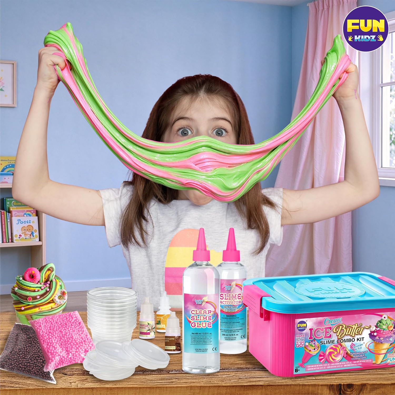 Detalle 2 de FunKidz Butter Slime Kit Ages 8-12