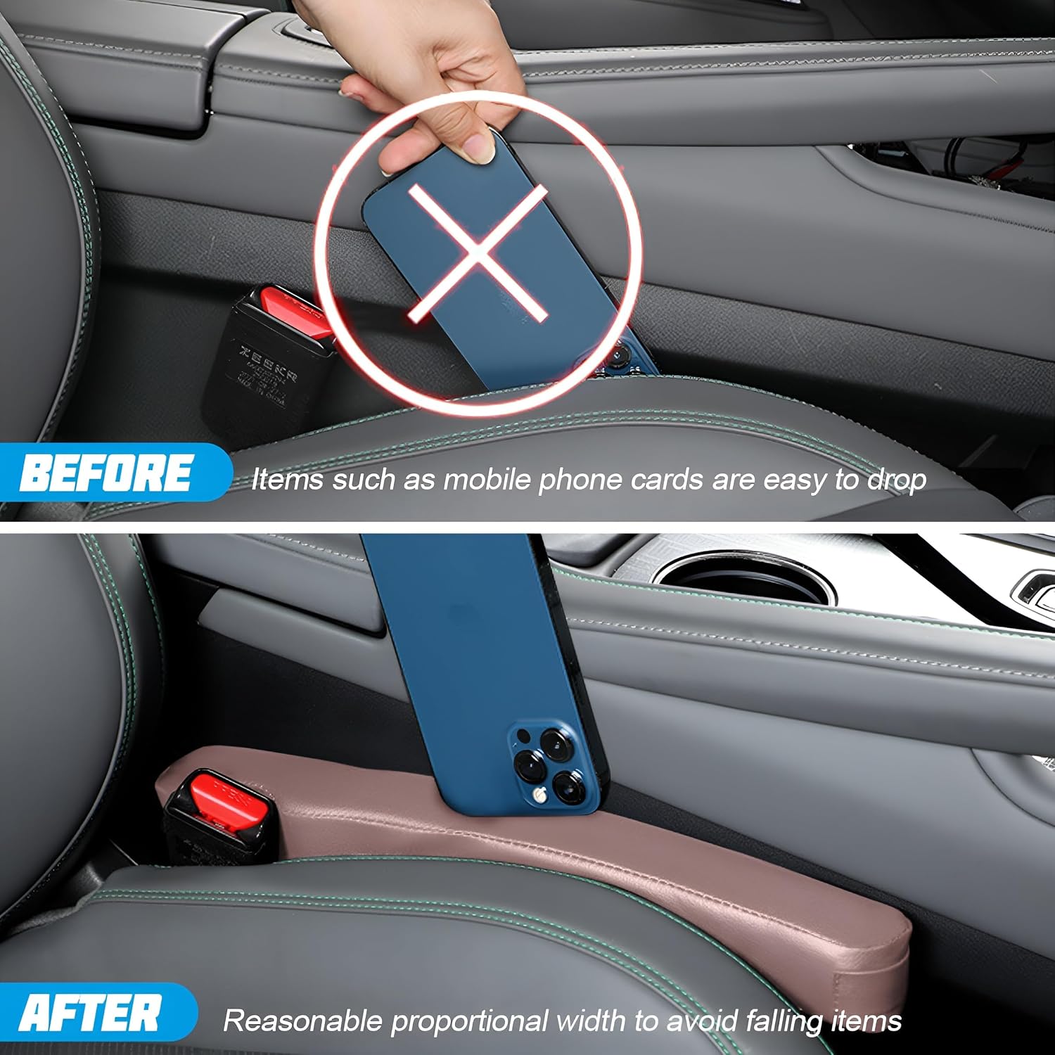 Thumbnail 5 de Mandark Leather Car Seat Gap Fillers