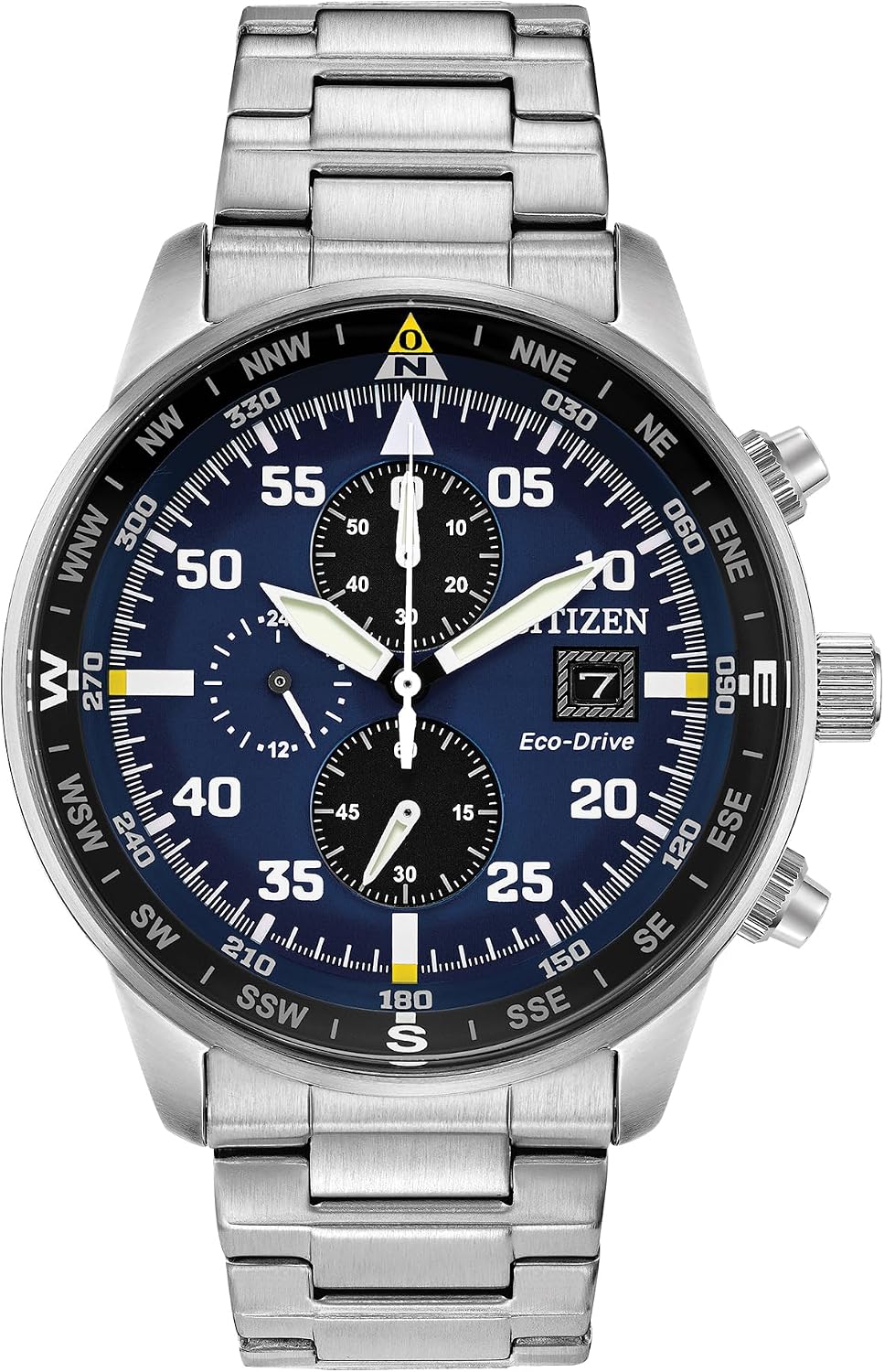 Detalle de Citizen Reloj Crono Aviator CA0690-88L Eco-Drive Hombre
