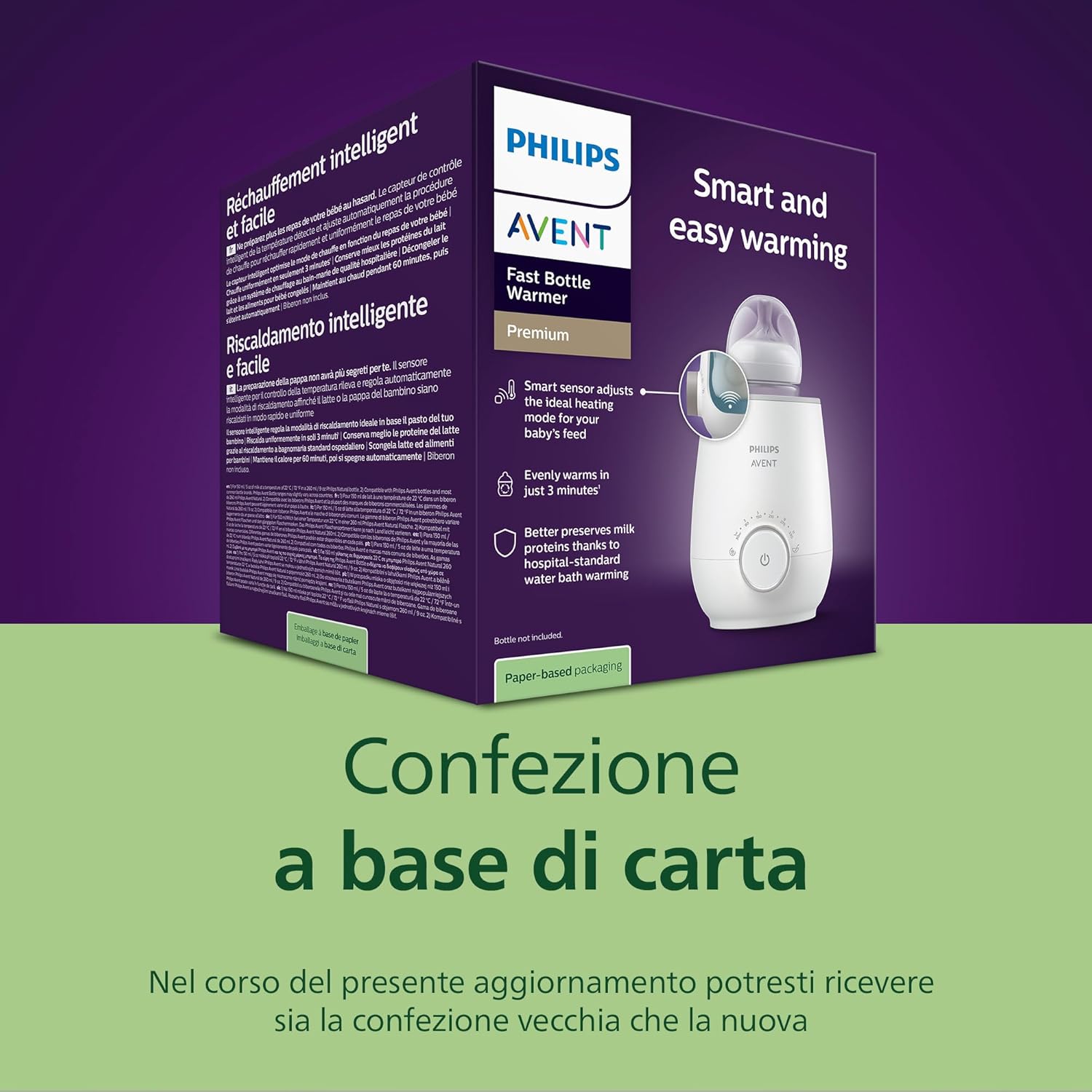 Thumbnail 6 de Philips Avent Premium SCF358/00 scaldabiberon veloce con controllo intelligente della temperatura