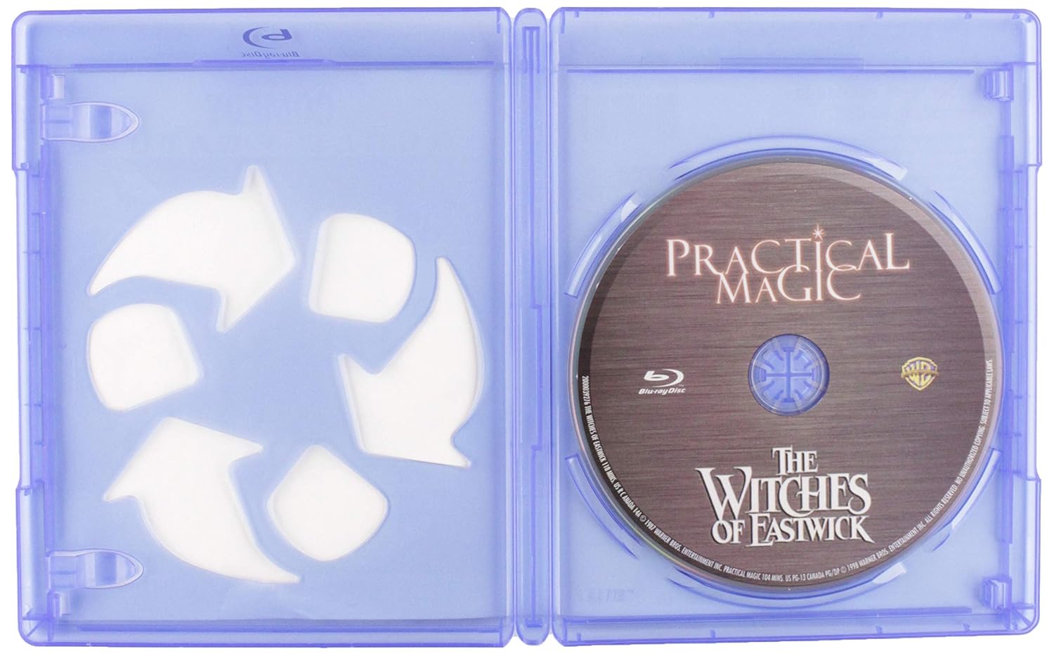 Detalle de Practical Magic / Witches of Eastwick 883929123285 Blu-ray Double Feature