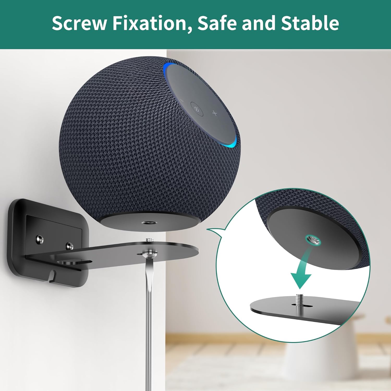 Detalle de HomeMount Adjustable Speaker Wall Mount for Sonos Era 100 (Pair)