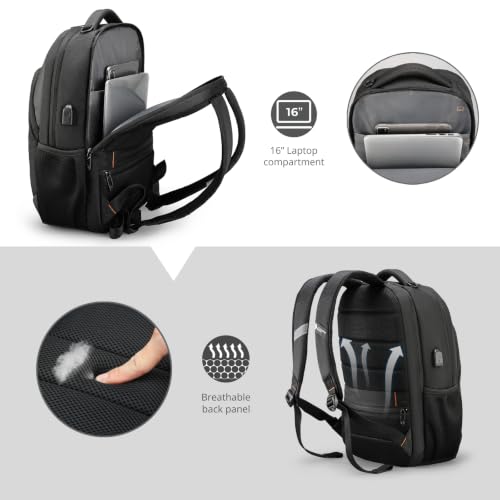 Thumbnail 7 de Swissdigital Design Backpack SD1670-01: 16-Inch Laptop, RFID & USB Charging Pocket